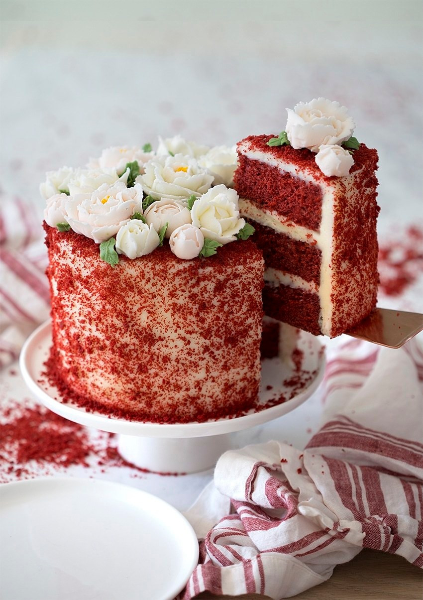 Red Velvet Wedding Cake Recipe
 50 Fabulous and Fun Wedding Cake Flavours hitched