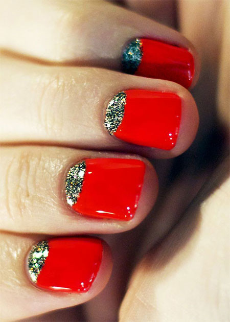 Red Wedding Nails
 Simple Red Wedding Nail Art Designs & Ideas 2014
