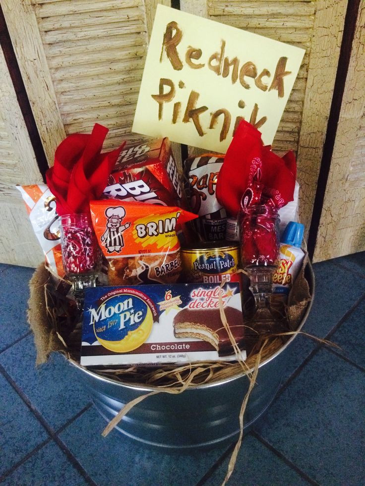 Redneck Gift Baskets Ideas
 My rendition of a "redneck picnic" basket