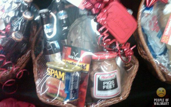 Redneck Gift Baskets Ideas
 White Trash Gift Basket idea peopleofwalmart