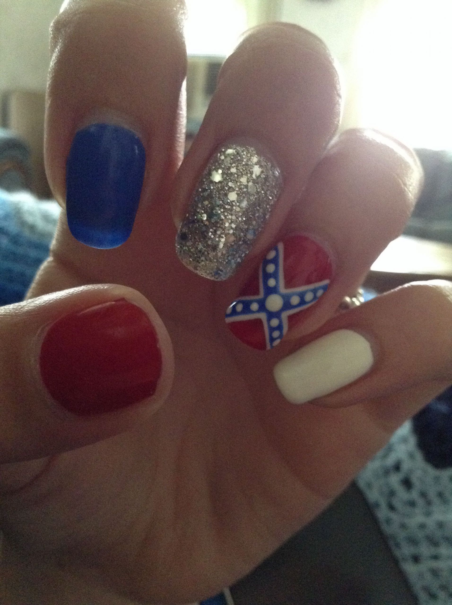 Redneck Nail Designs
 Redneck nails I did them for Country USA 2014 D