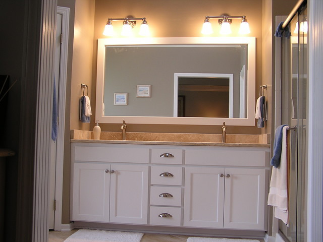 Refinishing Bathroom Cabinets
 Bathroom Cabinet Refacing Traditional Bathroom