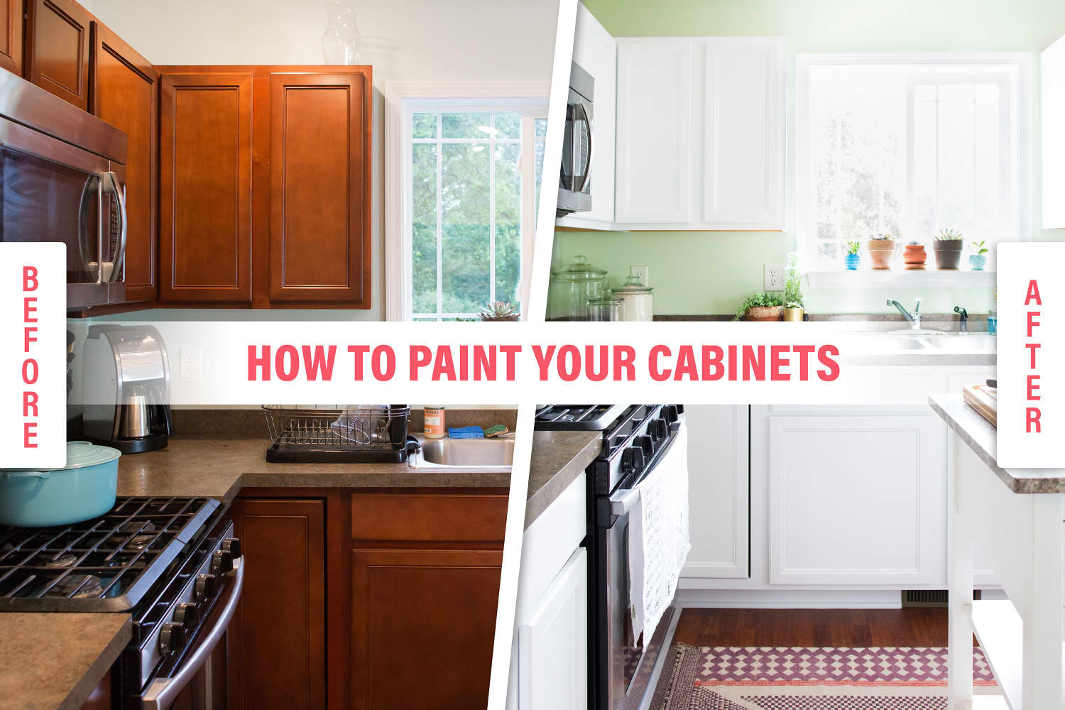 Repainting Kitchen Cabinets White
 How To Paint Wood Kitchen Cabinets with White Paint