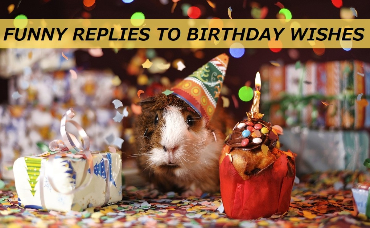 Reply To Birthday Wishes
 50 Funny Replies to Birthday Wishes