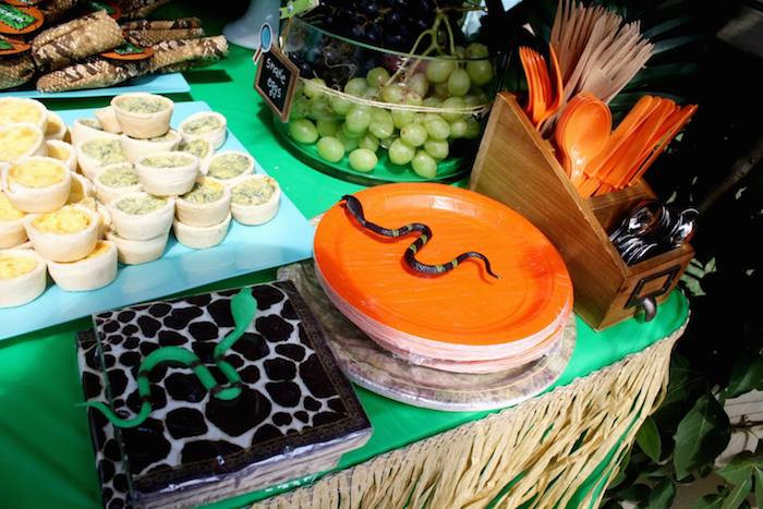 Reptile Party Food Ideas
 Kara s Party Ideas Reptile Scientist themed birthday