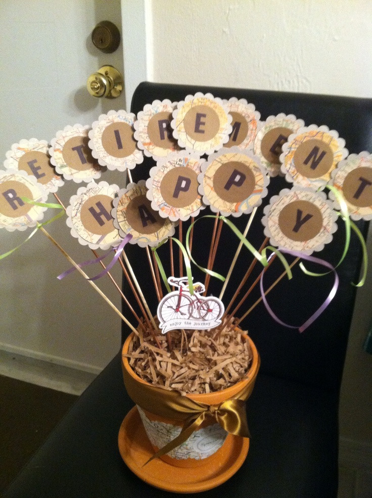 Retirement Party Centerpiece Ideas
 1000 images about Retirement Party ideas on Pinterest