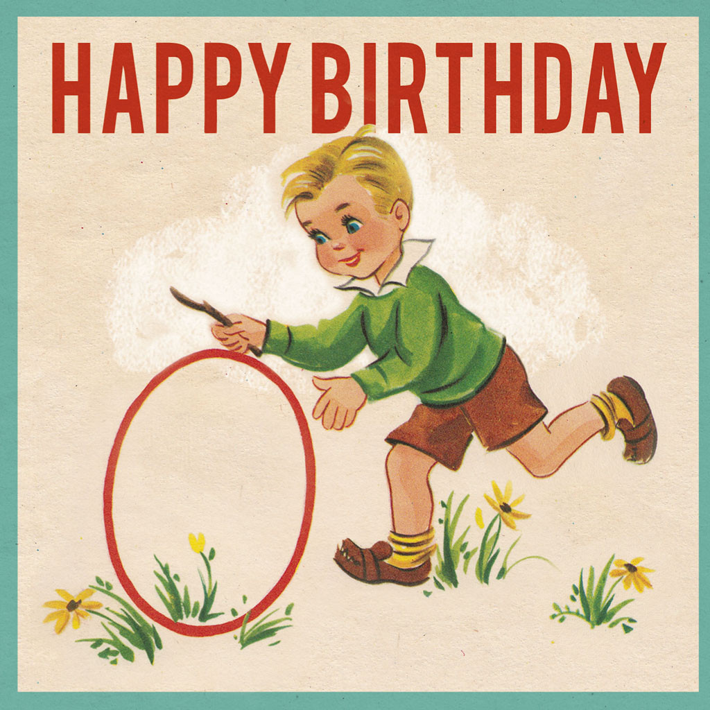 Retro Birthday Cards
 Vintage Boy Birthday Card