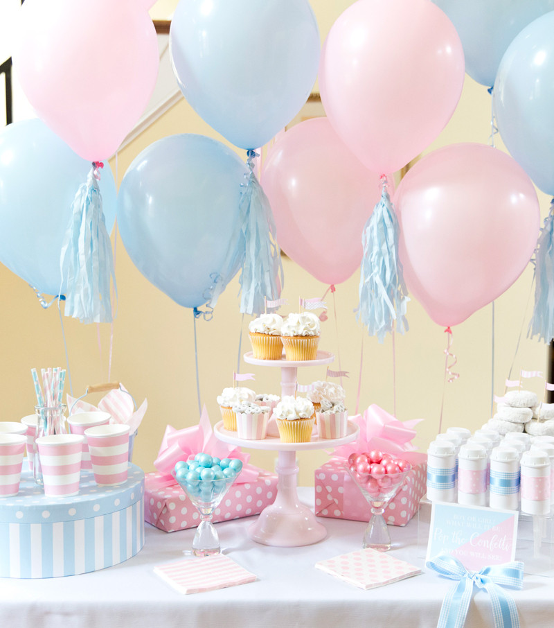 Reveal The Gender Party Ideas
 Boy or Girl Blue Pink Gender Reveal Party