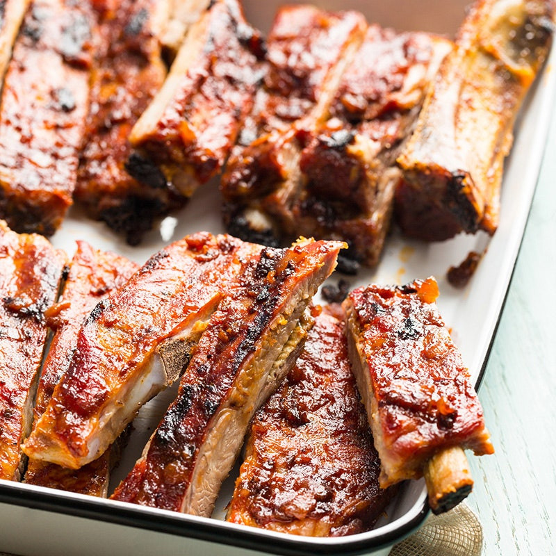 Rib Bbq Sauce
 Classic Barbecue Pork Ribs with Smoky Bacon Barbecue Sauce
