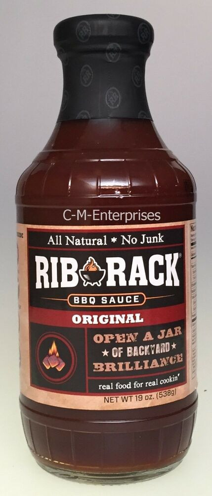 Rib Rack Bbq Sauce
 Rib Rack Original All Natural BBQ Sauce 19 oz