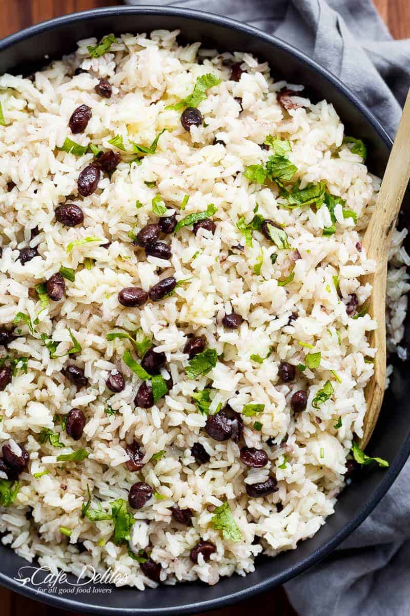 Rice And Beans Recipes
 Black Beans & Rice Recipe Cafe Delites