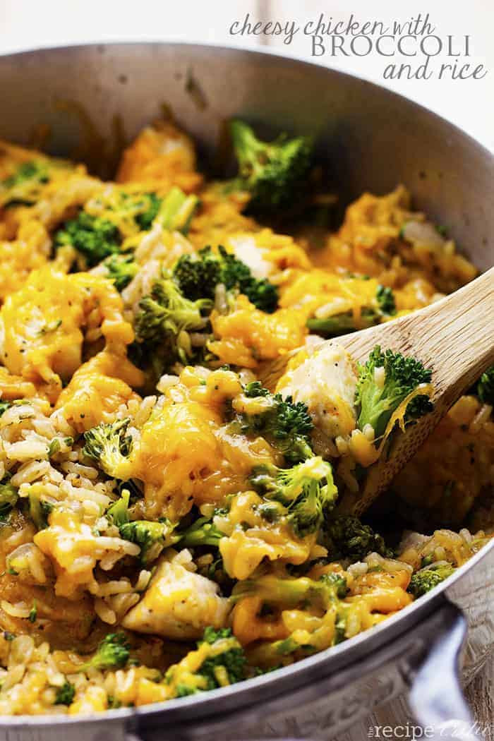 Rice And Broccoli
 e Pan Cheesy Chicken with Broccoli and Rice