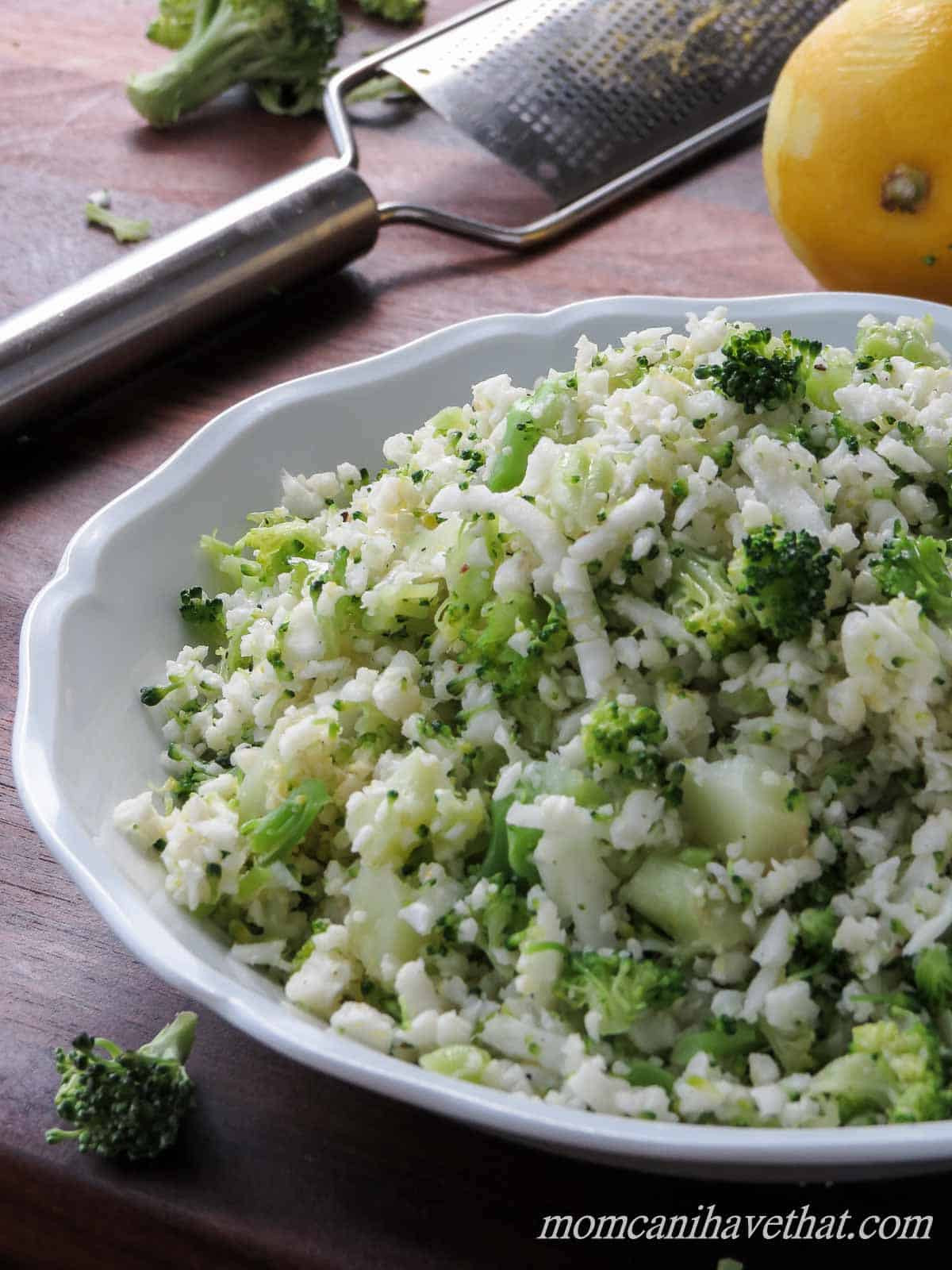 Rice And Broccoli
 broccoli cauliflower rice 11 iFOODreal