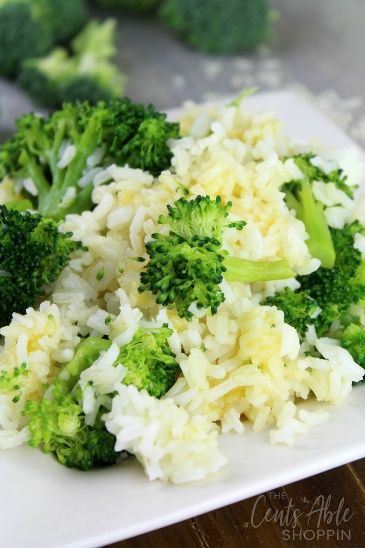 Rice And Broccoli
 Instant Pot Cheesy Broccoli and Rice