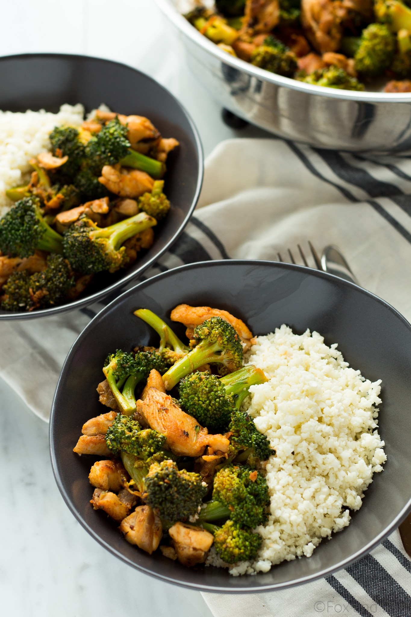 Rice And Broccoli
 Buffalo Chicken and Broccoli Bowls Fox and Briar