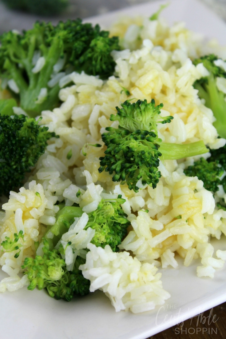 Rice And Broccoli
 Instant Pot Cheesy Broccoli and Rice