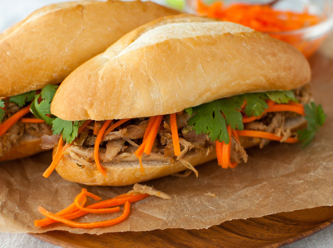 Roasted Chicken Sandwich
 Roasted Chicken Banh Mi Sandwich Taming of the Spoon