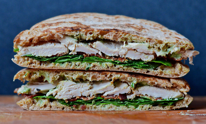 Roasted Chicken Sandwich
 Forbidden Sandwich 10 Roast Chicken Spinach and Bacon