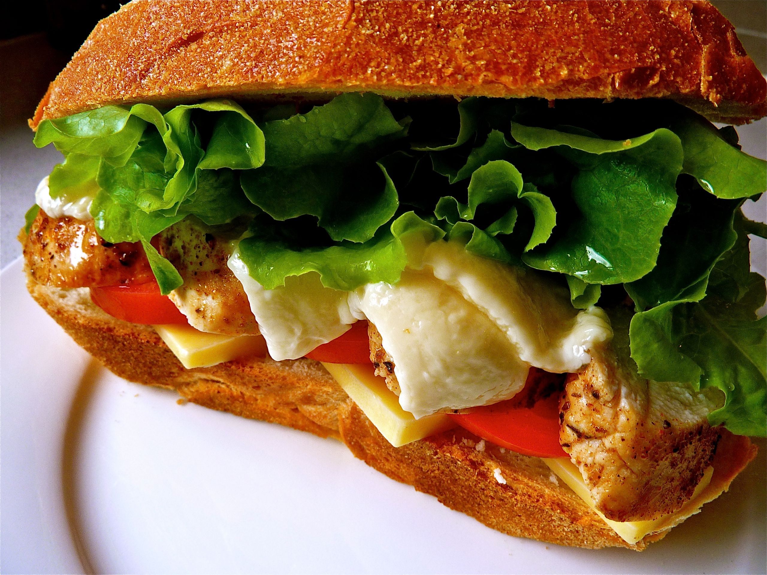 Roasted Chicken Sandwich
 chicken recipes Farbs Friday Research