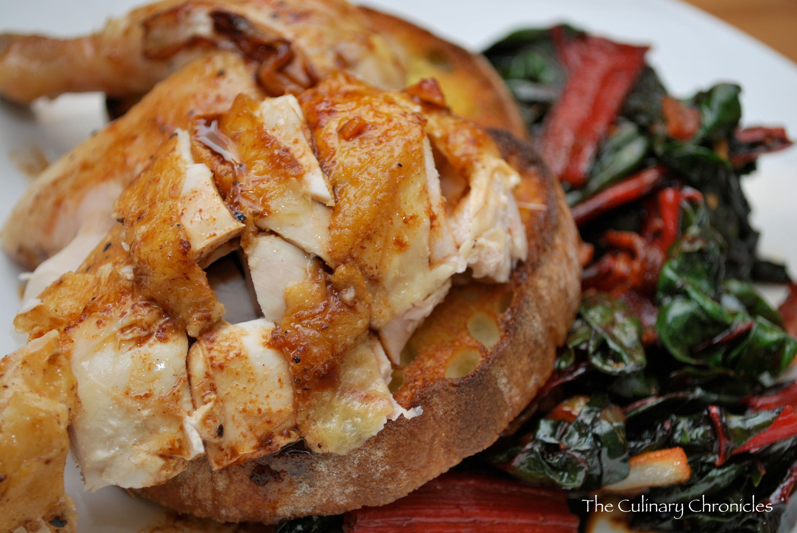 Roasted Cornish Game Hens Recipes
 Roasted Cornish Game Hen with Red Swiss Chard