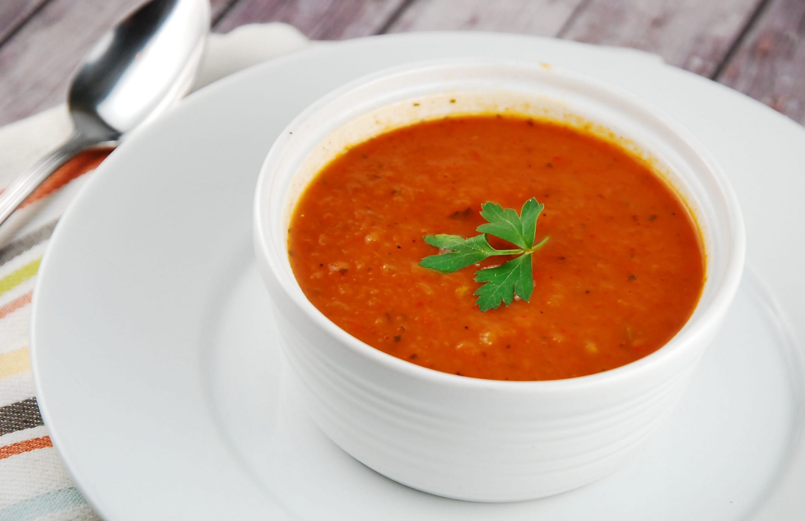 Roasted Red Pepper And Tomato Soup
 Roasted Red Pepper and Tomato Soup Recipe 1 Point