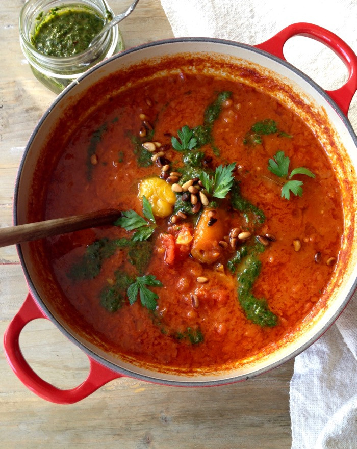 Roasted Red Pepper And Tomato Soup
 Roasted Red Pepper and Tomato Soup Recipe • CiaoFlorentina