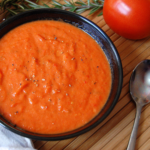 Roasted Red Pepper And Tomato Soup
 Roasted Red Pepper and Tomato Soup