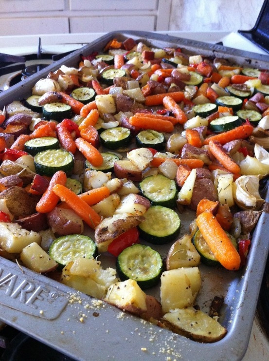 Roasted Summer Vegetables
 Oven Roasted Summer Ve ables 24 7 Moms