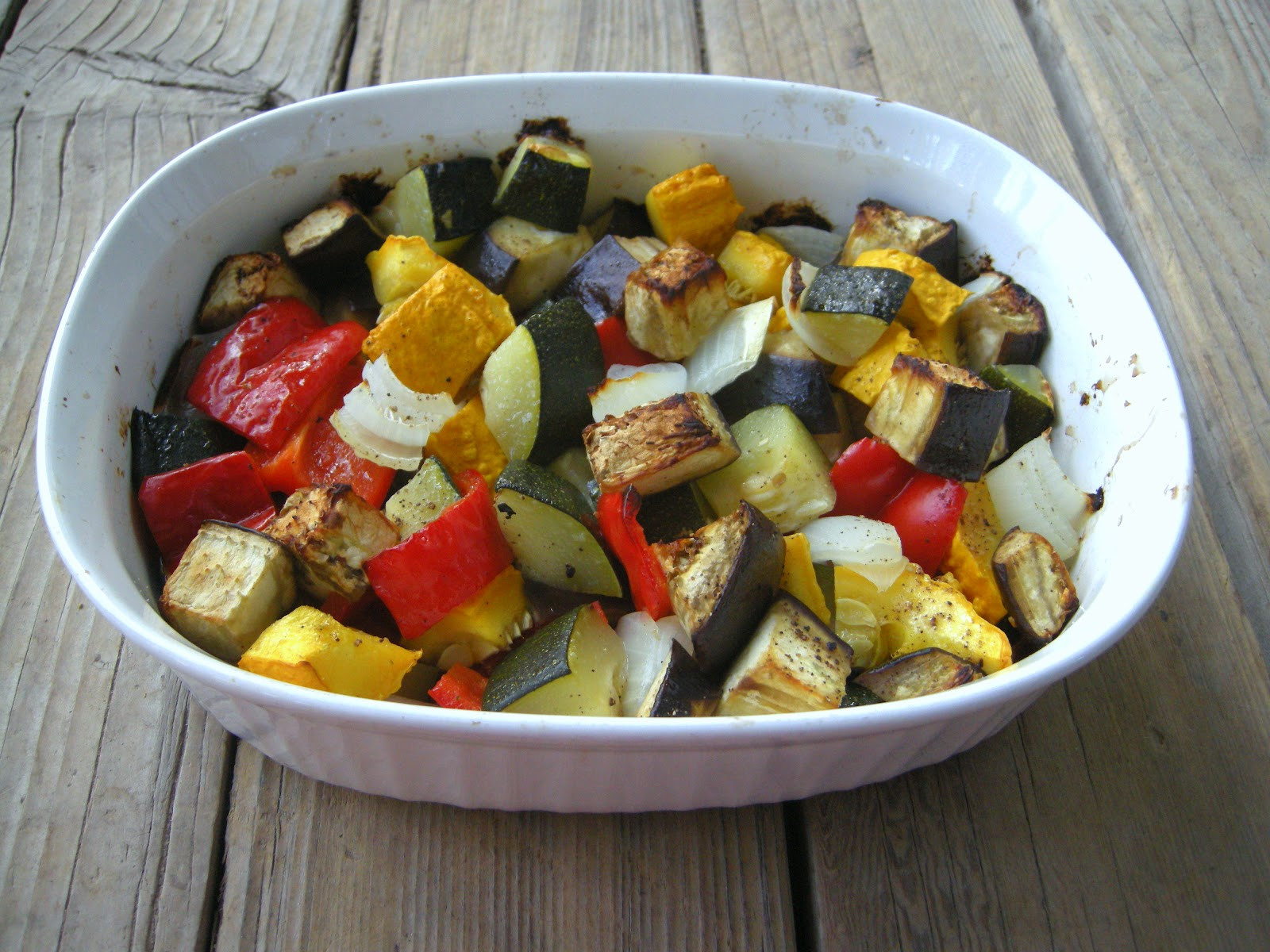 Roasted Summer Vegetables
 The Pink Cowgirl Oven Roasted Summer Ve ables