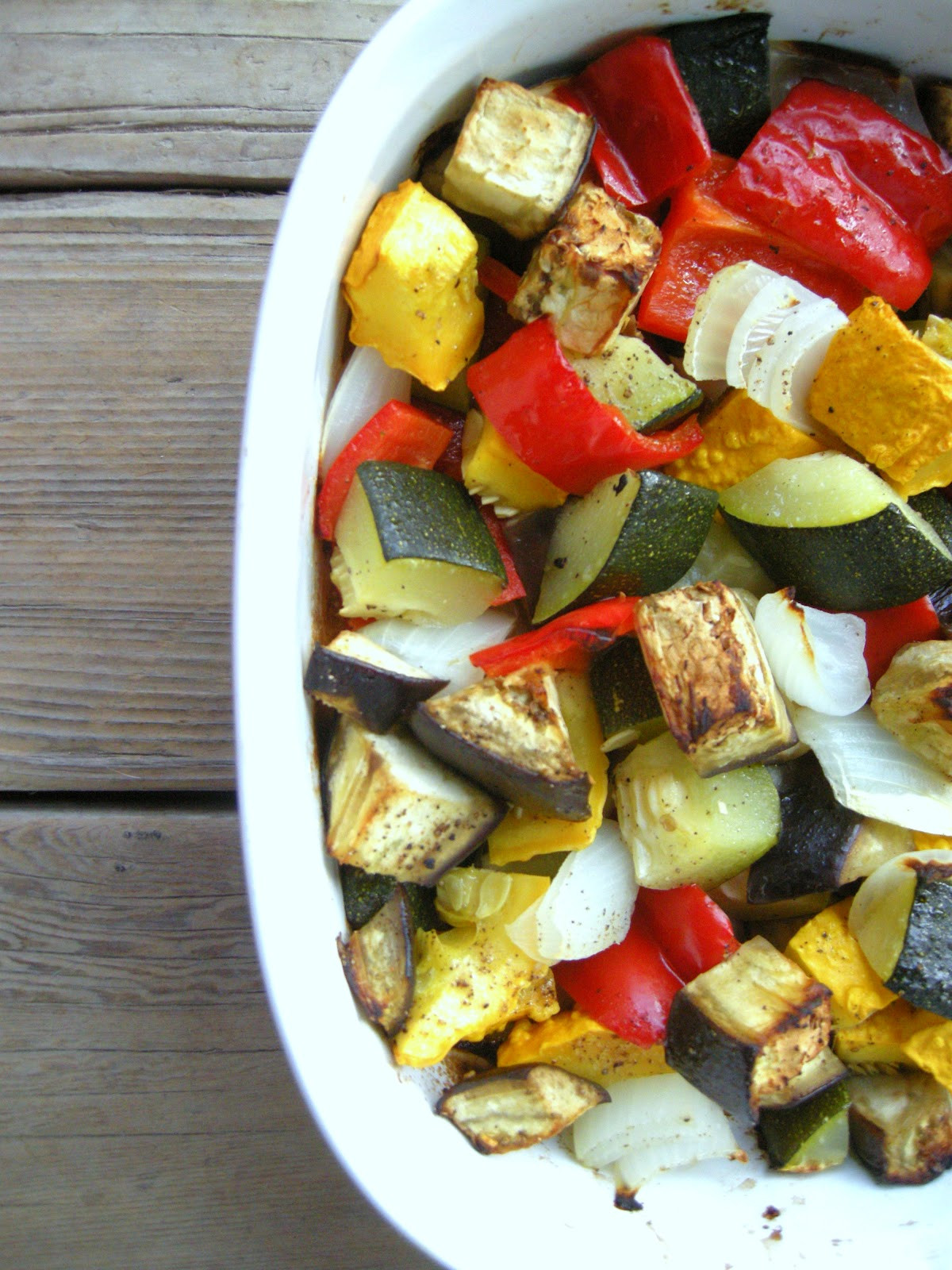 Roasted Summer Vegetables
 The Pink Cowgirl Oven Roasted Summer Ve ables