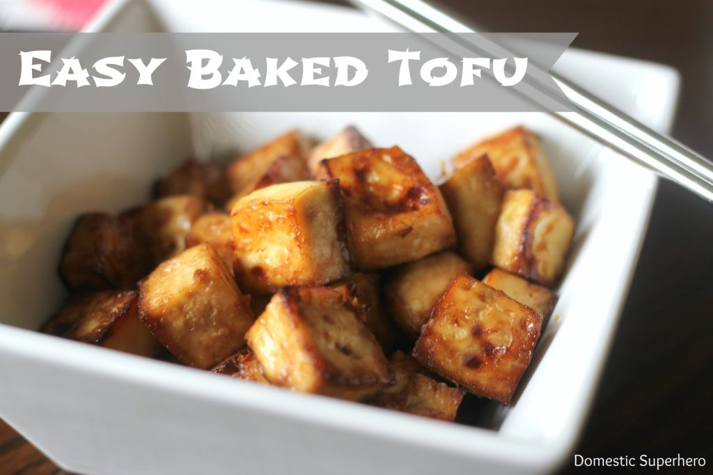 Roasted Tofu Recipes
 Easy Baked Tofu Domestic Superhero