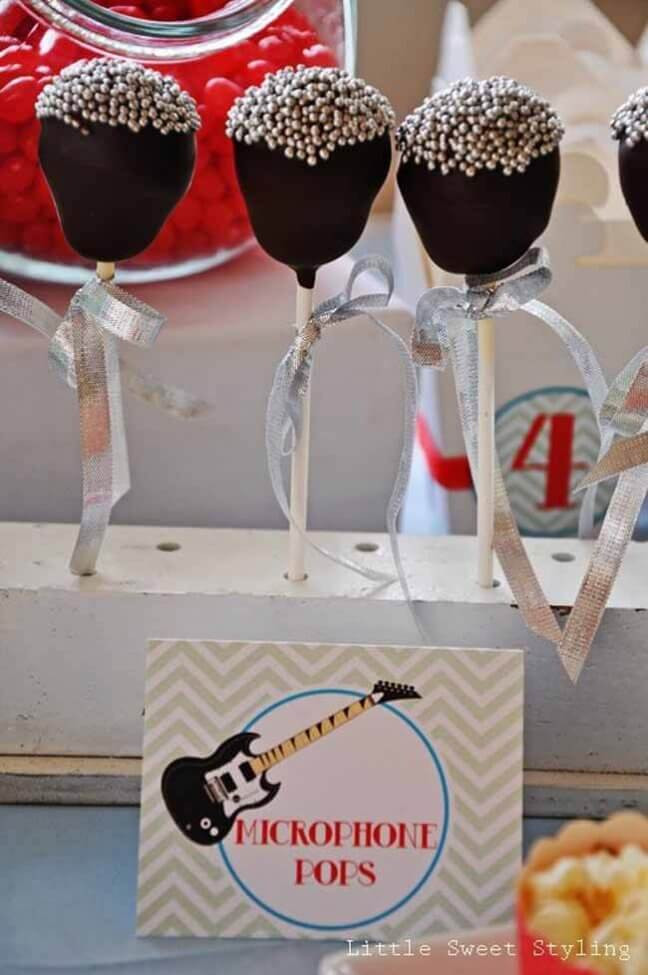 Rock Star Birthday Party Ideas
 Guitar Rock Star 4th Birthday Spaceships and Laser Beams
