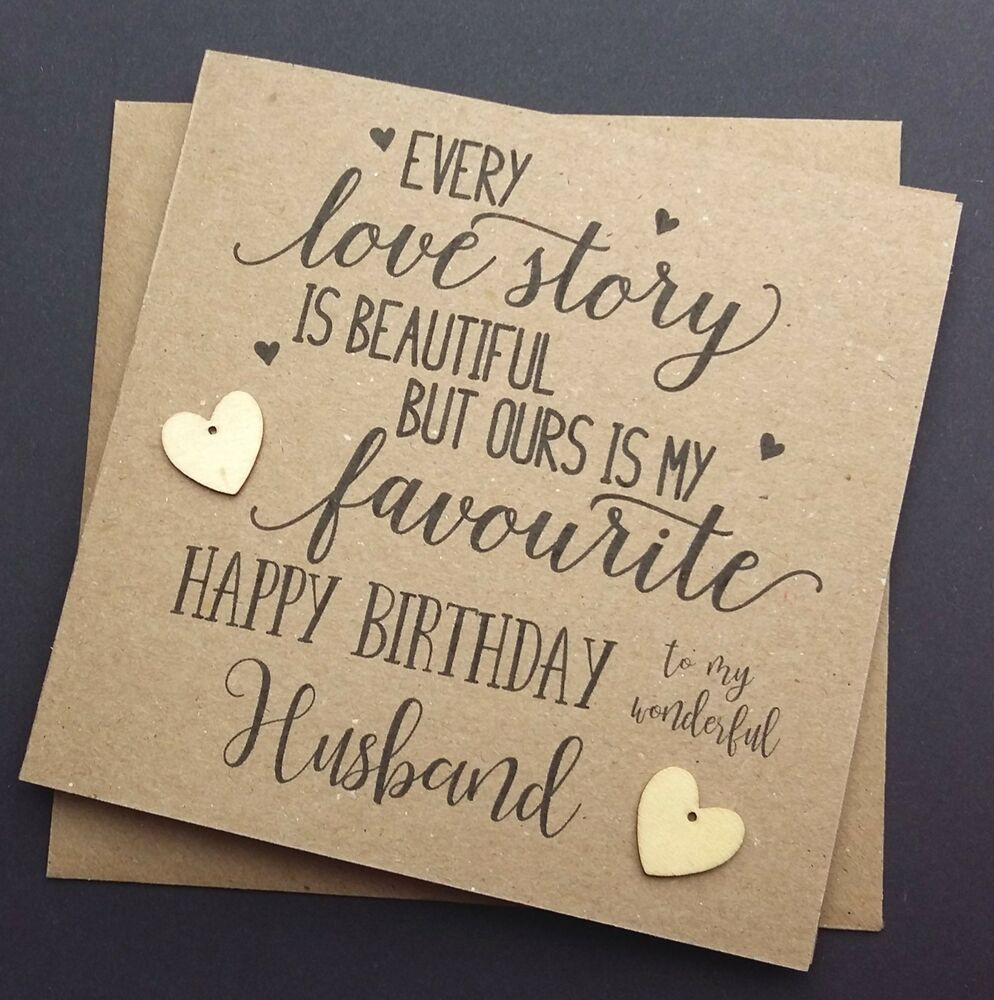 Romantic Birthday Cards For Him
 Handmade Romantic Birthday Anniversary Card Husband