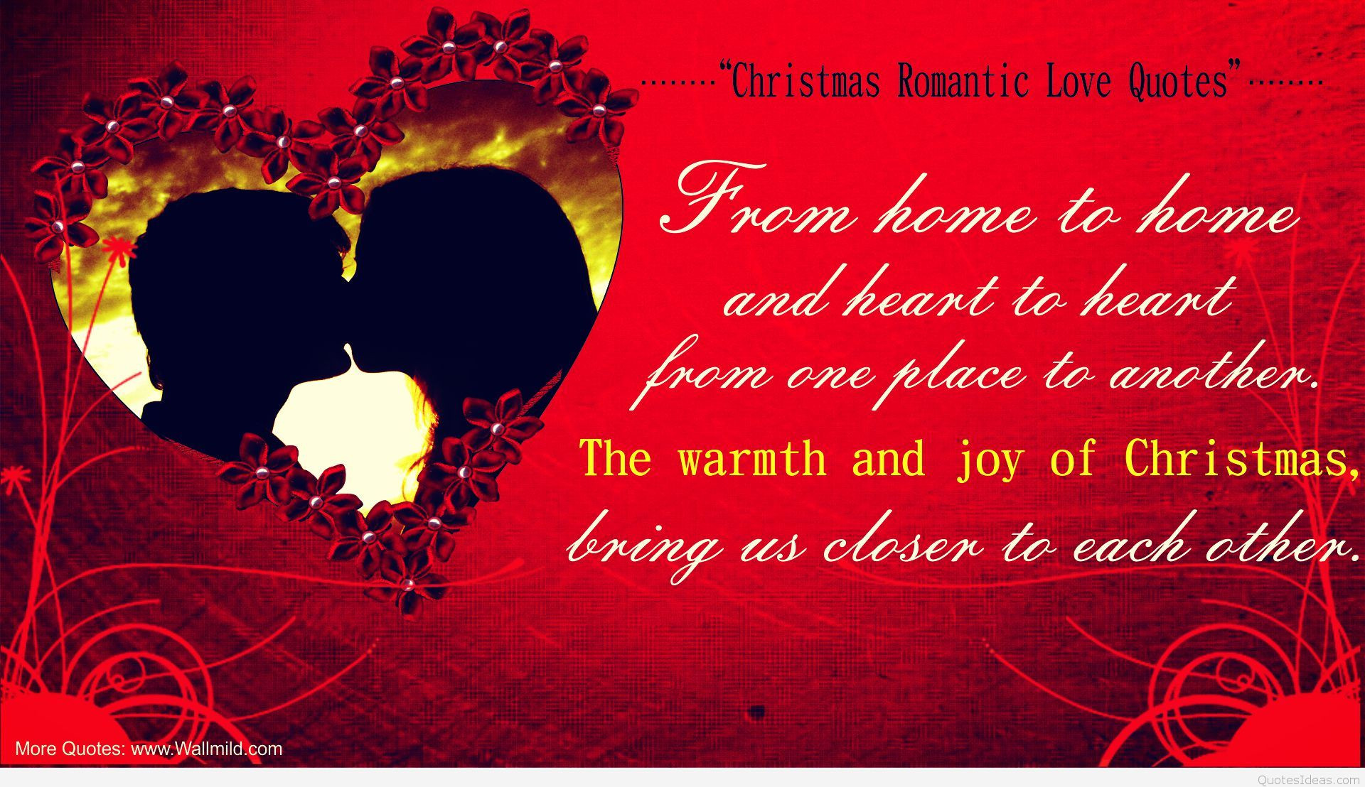 Romantic Christmas Quotes
 love romantic Christmas