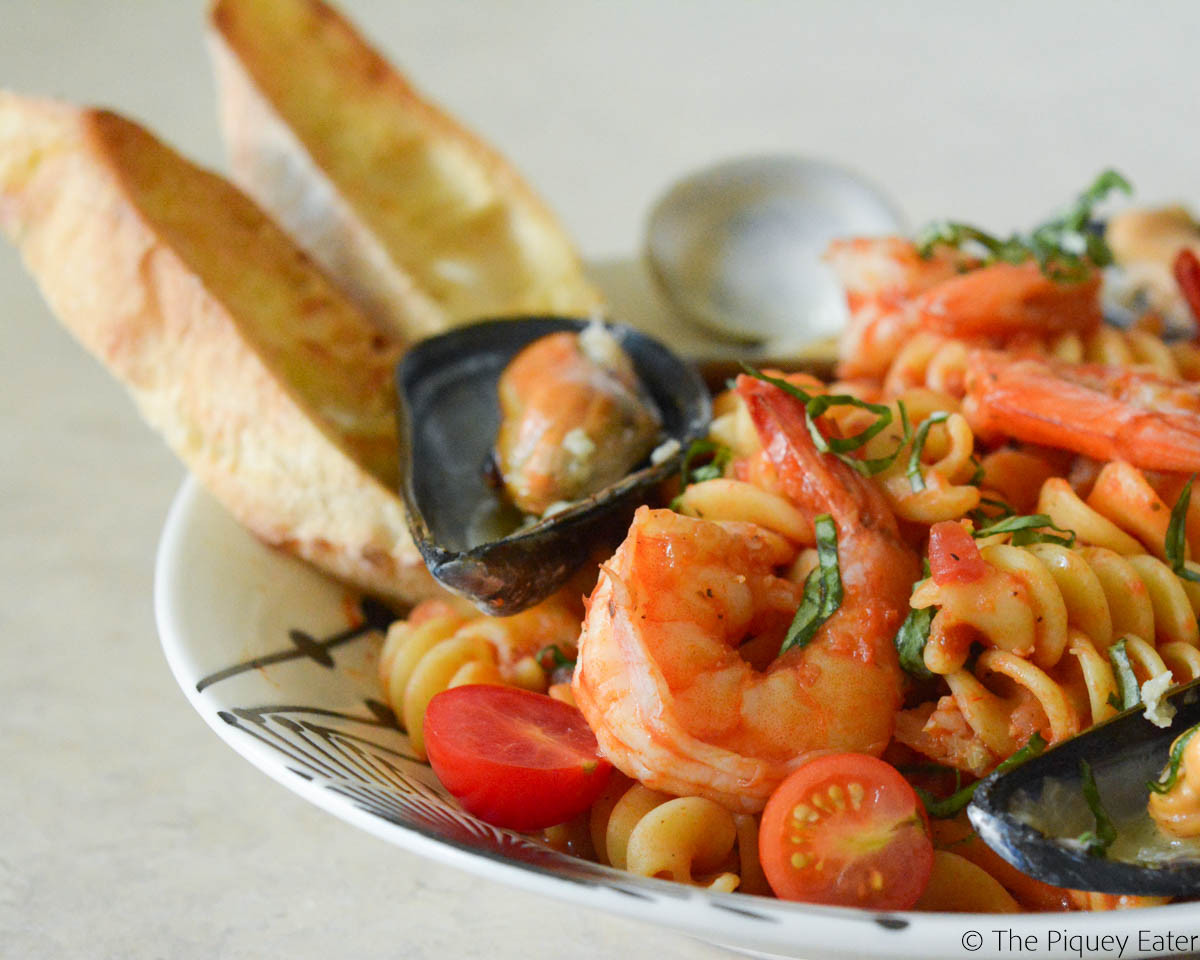 Romantic Seafood Dinners
 Classico Tomato Basil Seafood Rotini Recipe