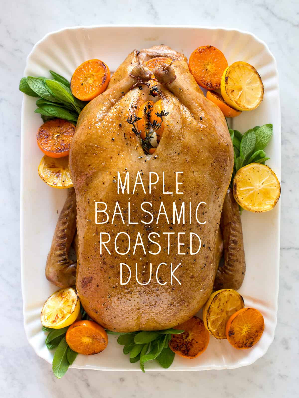 Rotisserie Duck Recipes
 Maple Balsamic Roasted Duck