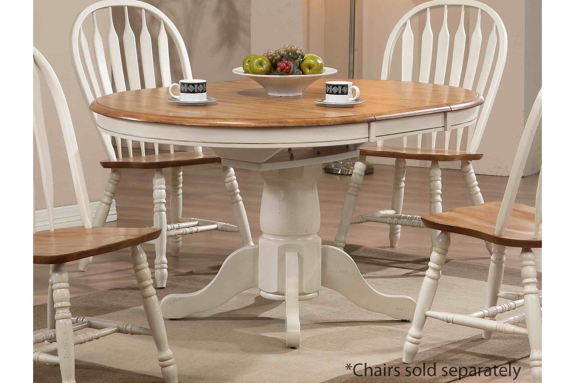Round White Kitchen Table Set
 White Round Kitchen Table and Chairs Design – HomesFeed