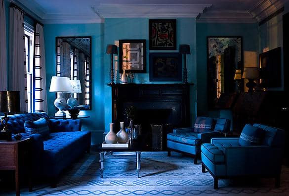 Royal Blue Living Room Ideas
 Design Dilemma Monochromatic Rooms