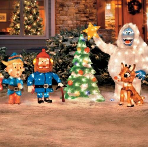 Rudolph Outdoor Christmas Decorations
 RUDOLPH THE RED NOSED REINDEER & FRIENDS Tinsel Outdoor
