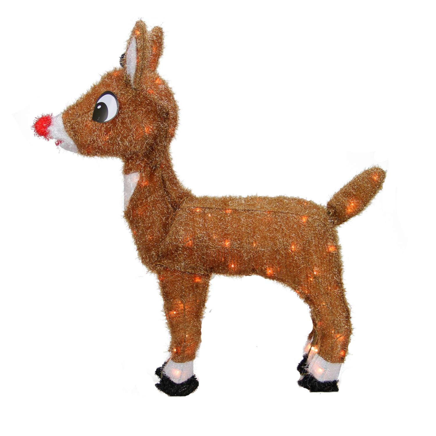 Rudolph Outdoor Christmas Decorations
 Product Works 26" Pre Lit Rudolph the Red Nosed Reindeer