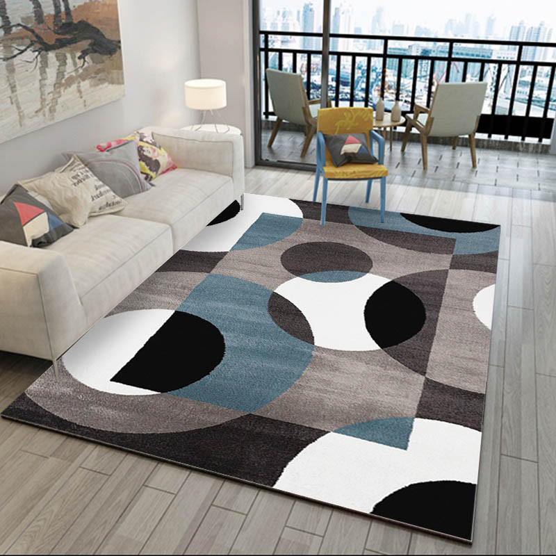 Rug On Carpet Living Room
 Geometric Modern Carpets For Living Room Home Nordic
