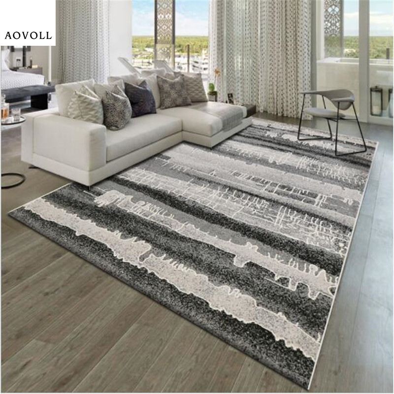 Rug On Carpet Living Room
 AOVOLL Abstract Style Creative Design Carpets For Living