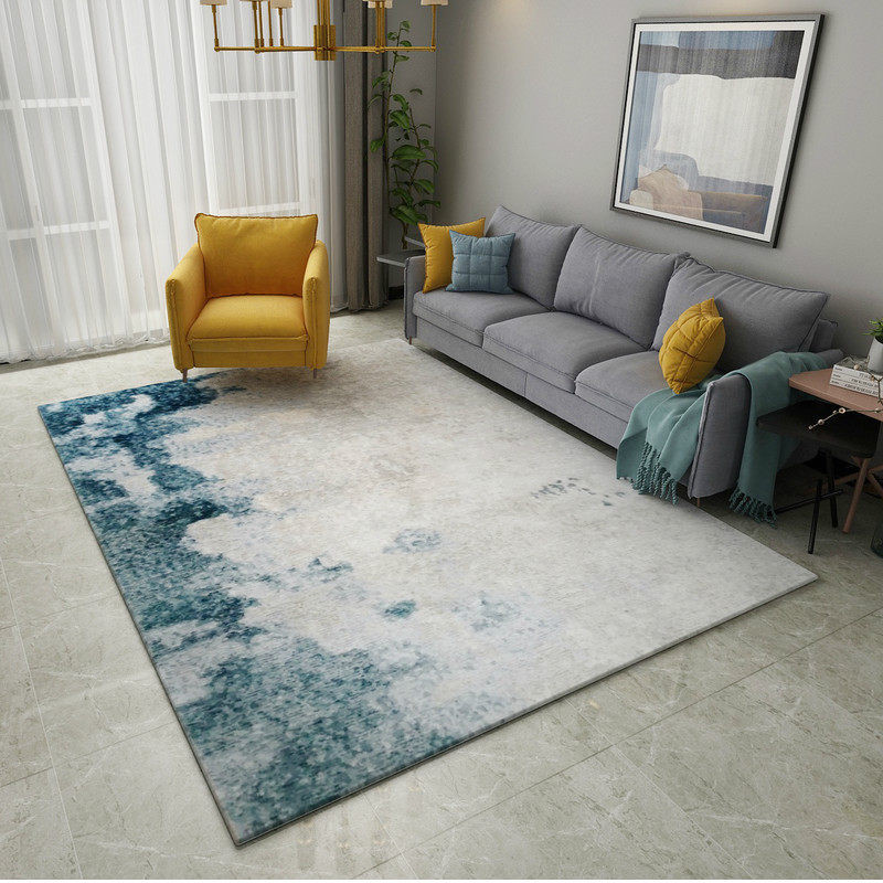 Rug On Carpet Living Room
 Abstract Ink Modern Carpets For Living Room Home Decor