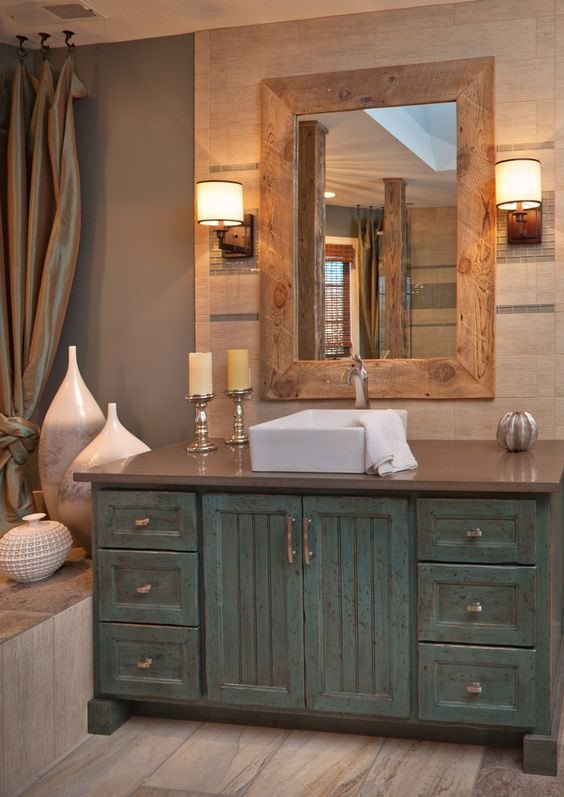 Rustic Bathroom Vanity Cabinets
 34 Rustic Bathroom Vanities And Cabinets For A Cozy Touch