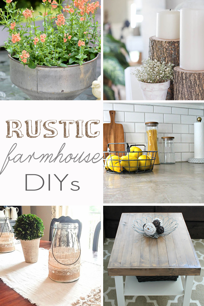 Rustic DIY Decor
 Rustic Farmhouse DIY Ideas