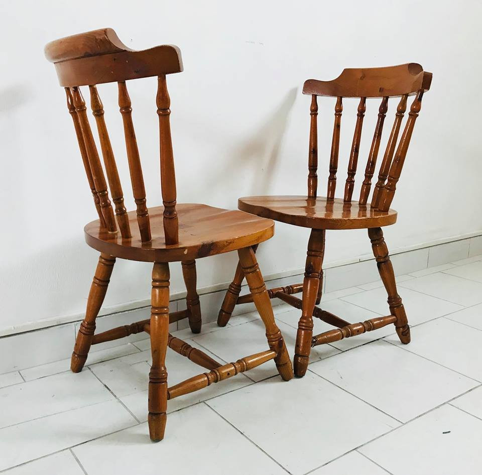 Rustic Kitchen Chairs
 Rustic Kitchen Chairs 1930s Set of 4 for sale at Pamono