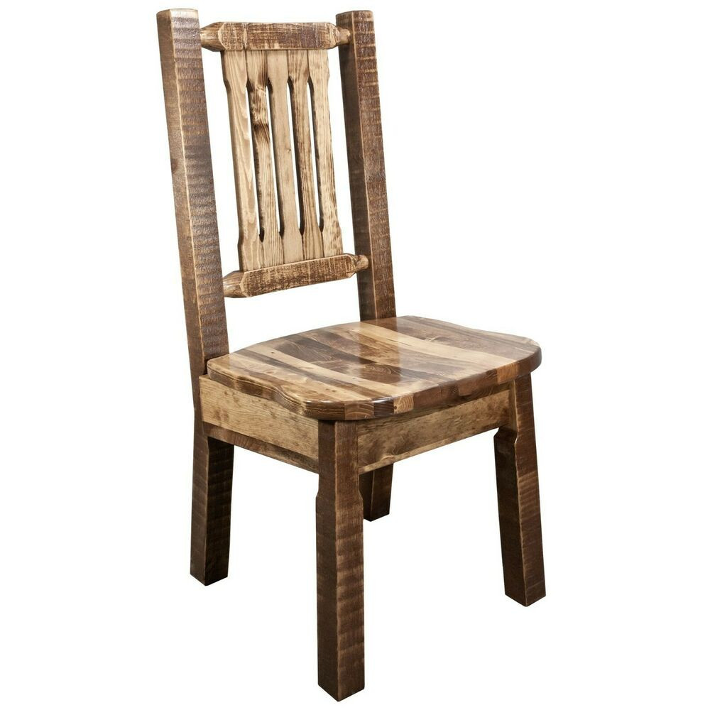 Rustic Kitchen Chairs
 Farmhouse Style Dining Chairs Amish Made Kitchen Chair