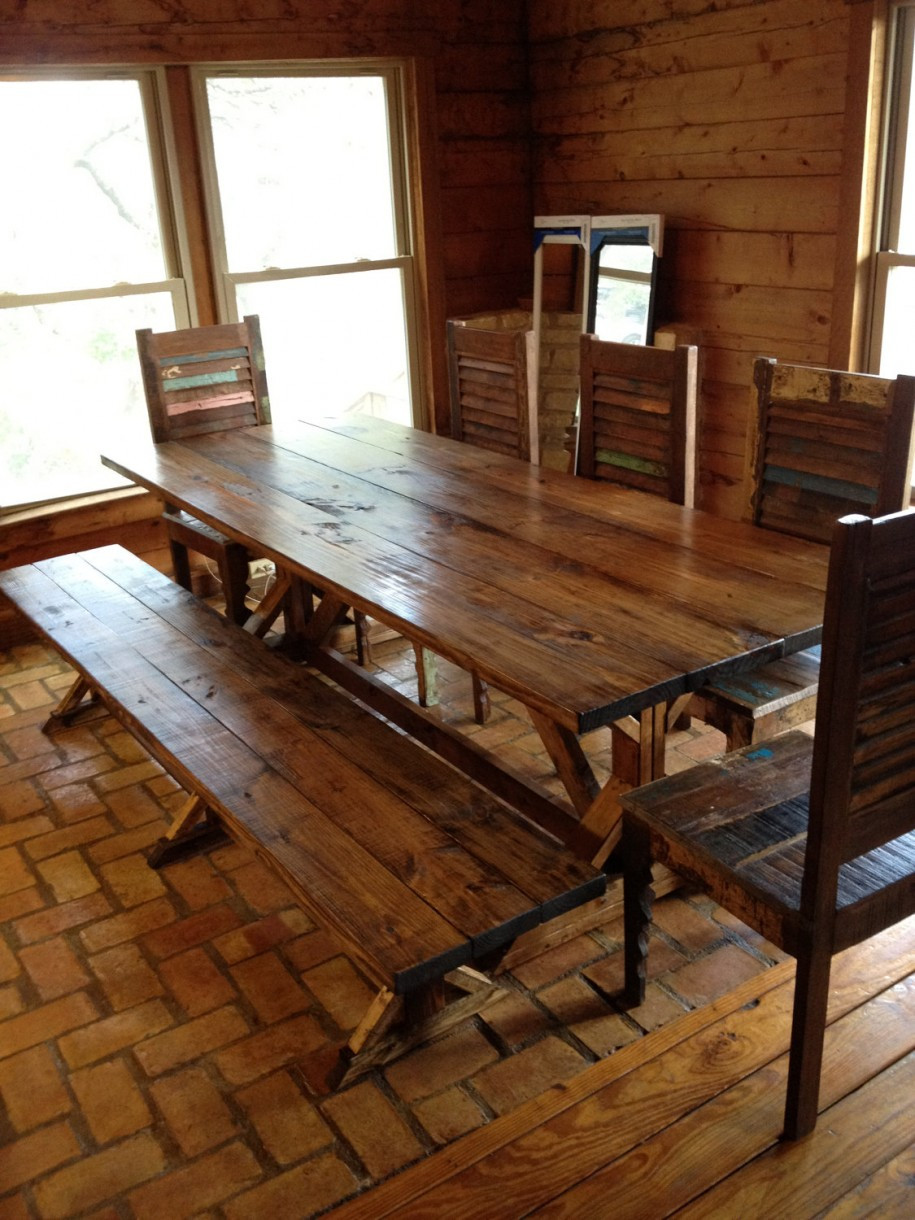 Rustic Kitchen Chairs
 Rustic Kitchen Table in Order to Get such a Stunning yet