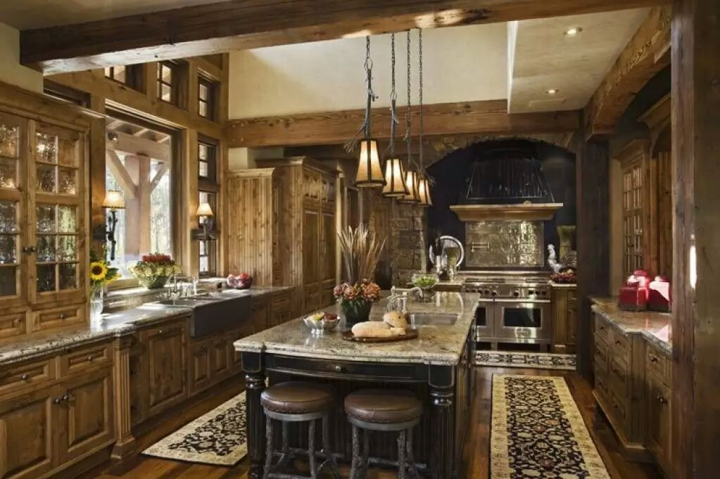Rustic Kitchen Lighting
 Get A Rustic Style Kitchen