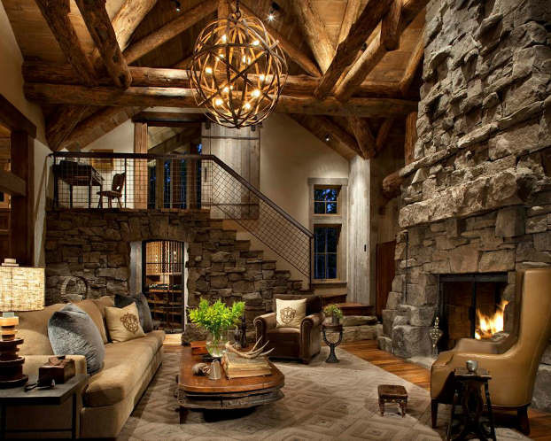 Rustic Living Room Ideas
 40 Awesome Rustic Living Room Decorating Ideas Decoholic